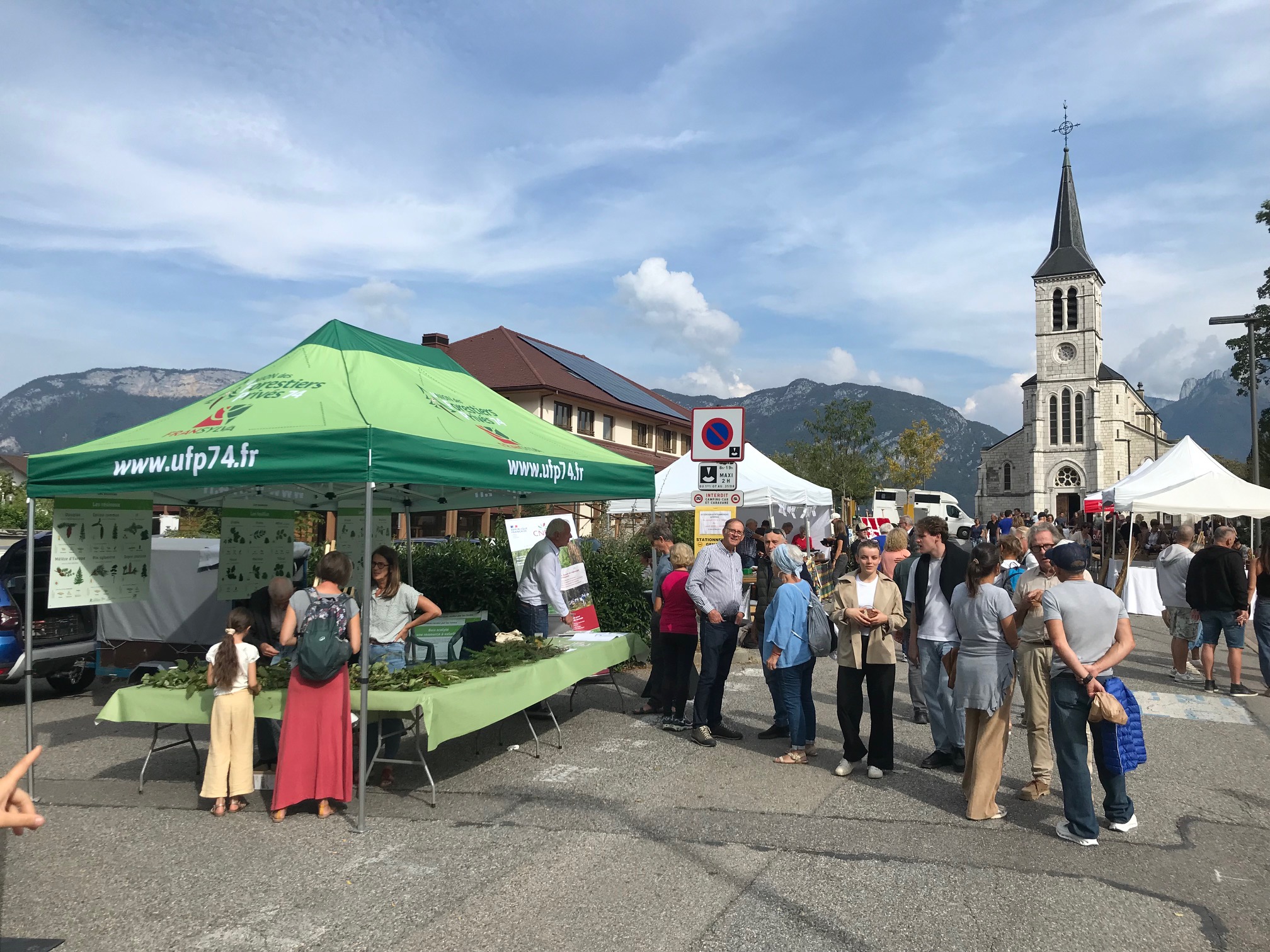 La section Bauges 74 à la fête du Bidoyon à Sevrier