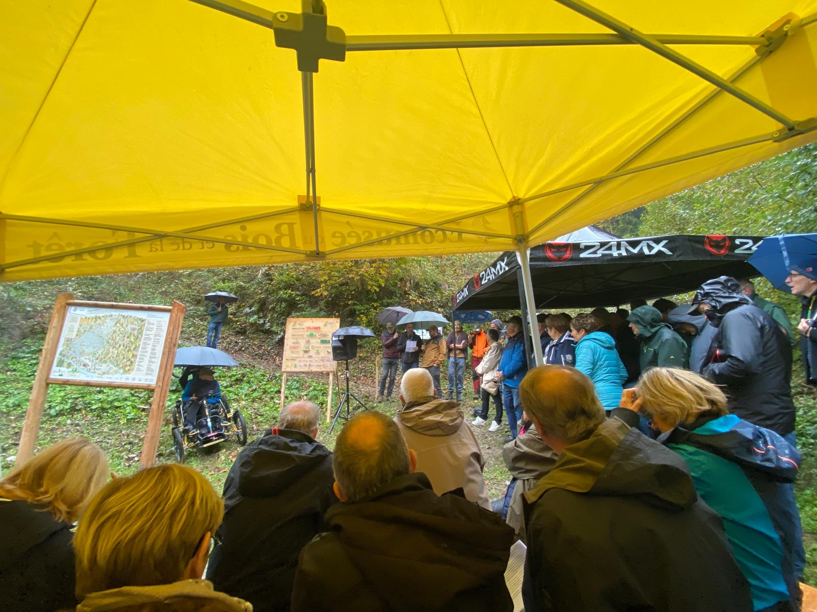 La forêt-école de THONES inaugurée sous le signe du partage